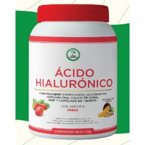 ACIDO HIALURONICO CON COLAGENO SABOR FRESA 1.1 KG