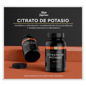 CAPSULAS DE CITRATO DE POTASIO CON 90 CAPS.