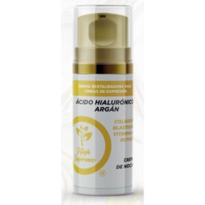 CREMA RESTAURADORA ACIDO HIALURONICO CON ARGAN NOCHE 40 ML.