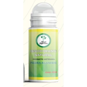 DESODORANTE DE PIEDRA ALUMBRE ROLL-ON 125 ML.