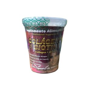 CAPSULAS COLAGENO + BIOTINA VASO C/150