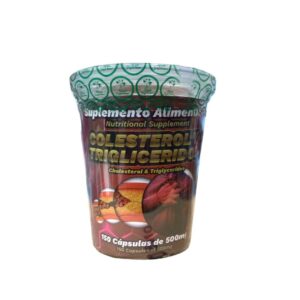CAPSULAS COLESTEROL Y TRIGLICERIDOS VASO C/150