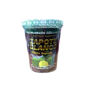 CAPSULAS ZAPOTE BLANCO VASO C/150