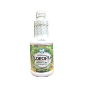 CLOROFILA LIQUIDA ESPIRULINA, MENTA Y HIERBABUENA 500 ML