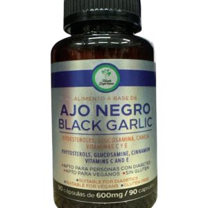 CAPSULAS AJO NEGRO, FITO ESTEROLES Y CANELA C/90