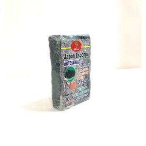 JABON ESPONJA ARTESANAL CARBON ACTIVADO 120 GR. ATHENEA