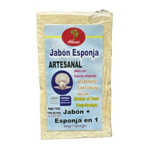 JABON ESPONJA ARTESANAL CONCHA NACAR 120 GR. ATHENEA
