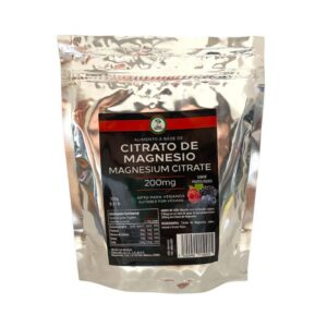 POLVO CITRATO DE MAGNESIO SABOR FRUTOS ROJOS 150 GR.