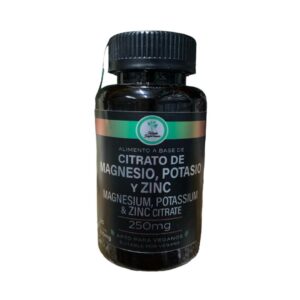 CAPSULAS DE CITRATO DE MAGNESIO POTASIO Y ZINC C/90