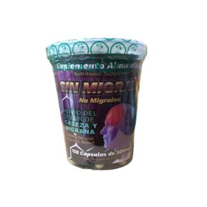 CAPSULAS SIN MIGRAÑA VASO C/150