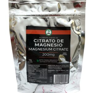 POLVO CITRATO DE MAGNESIO SABOR NATURAL 150 GR