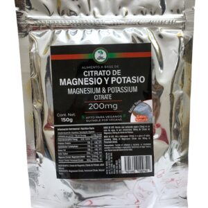 POLVO CITRATO DE MAGNESIO Y POTASIO SABOR NATURAL 150 GR