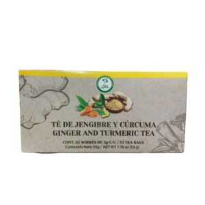 TE INSTANTANEO DE JENGIBRE Y CURCUMA C/25 SOBRES