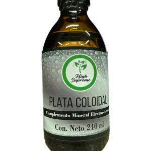 BOTELLA VIDRIO PLATA COLOIDAL 240 ML.