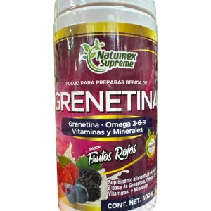 GRENETINA SABOR FRUTOS ROJOS 500 GR. NATUMEX